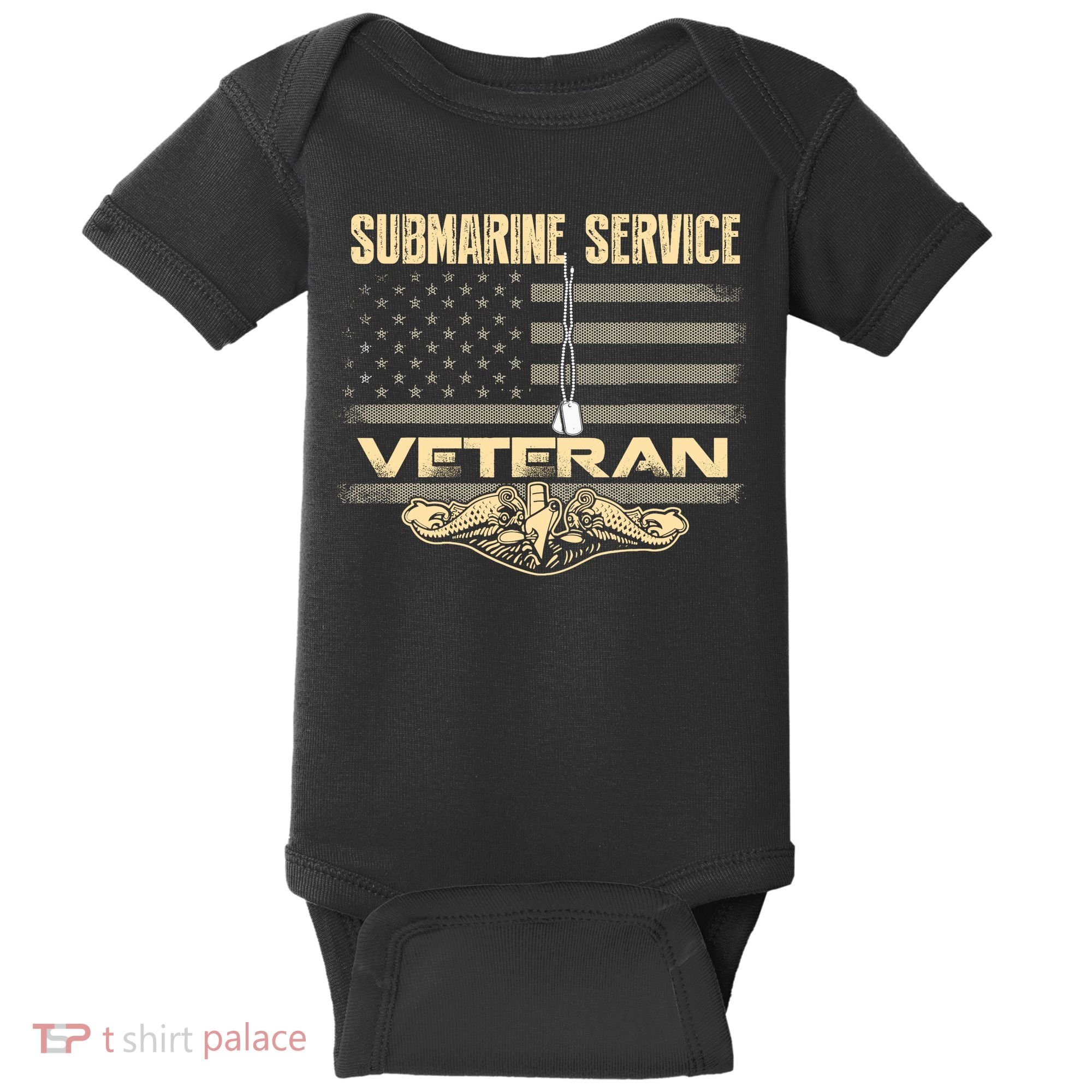 Us Submarine Service Veteran For Veteran Submariner Baby Bodysuit