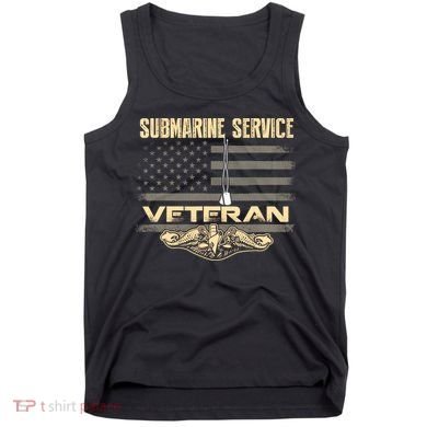 Us Submarine Service Veteran For Veteran Submariner Tank Top