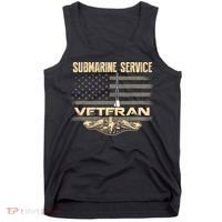 Us Submarine Service Veteran For Veteran Submariner Tank Top thumb 0