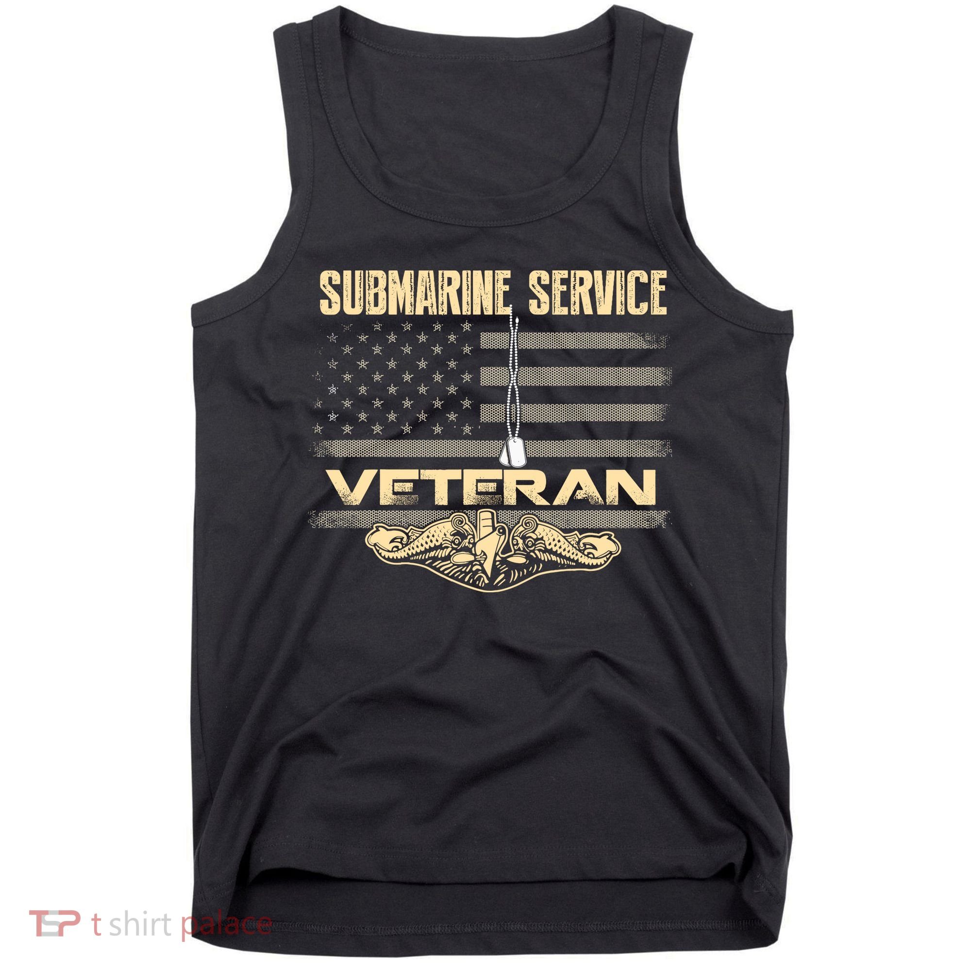 Us Submarine Service Veteran For Veteran Submariner Tank Top
