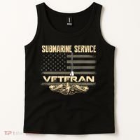 Us Submarine Service Veteran For Veteran Submariner Tank Top thumb 2