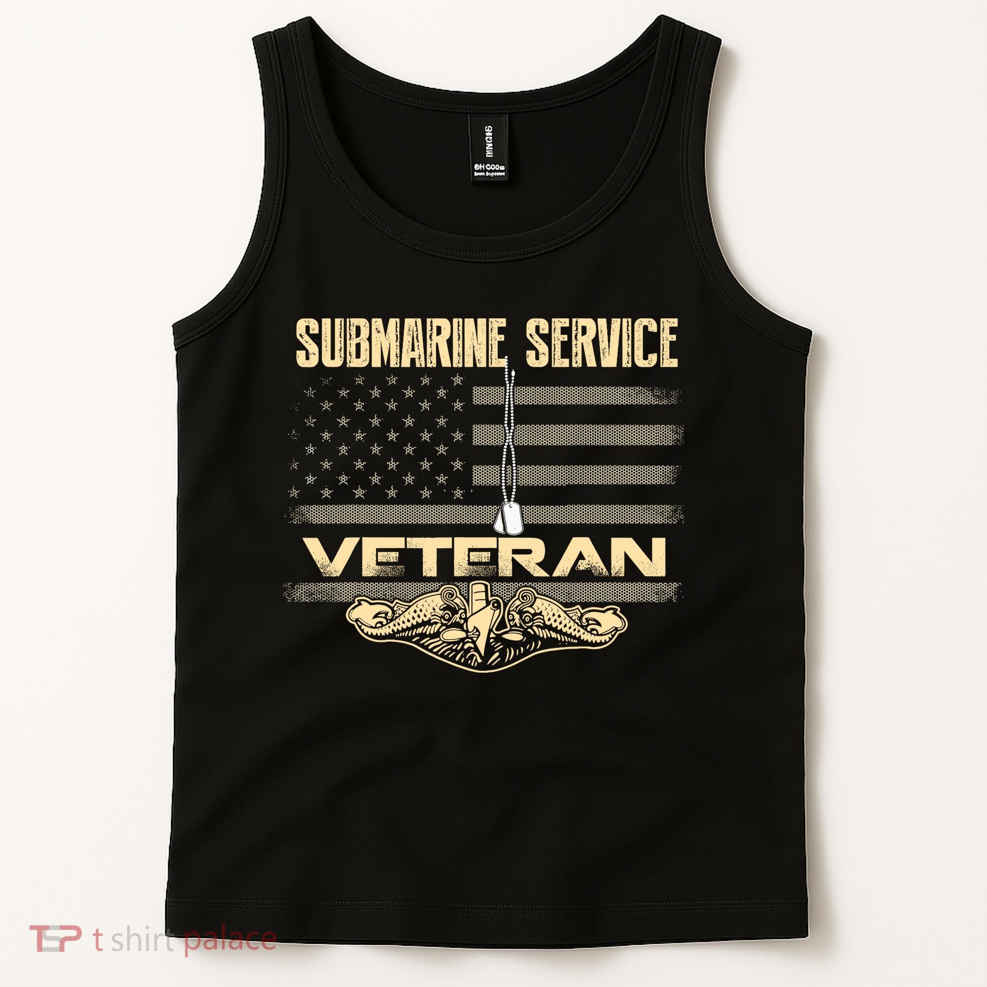 Us Submarine Service Veteran For Veteran Submariner Tank Top