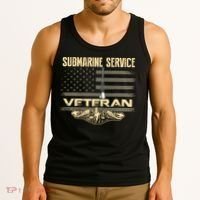 Us Submarine Service Veteran For Veteran Submariner Tank Top thumb 3