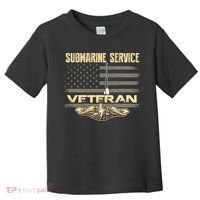 Us Submarine Service Veteran For Veteran Submariner Toddler T-Shirt thumb 0