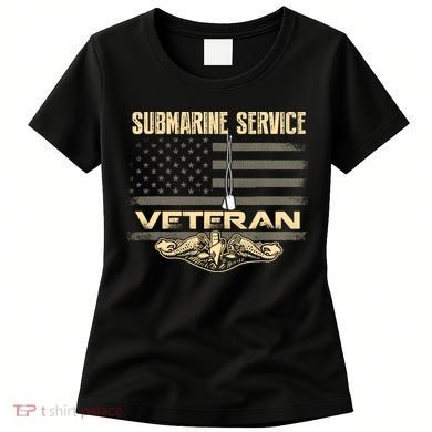 Us Submarine Service Veteran For Veteran Submariner Women's T-Shirt