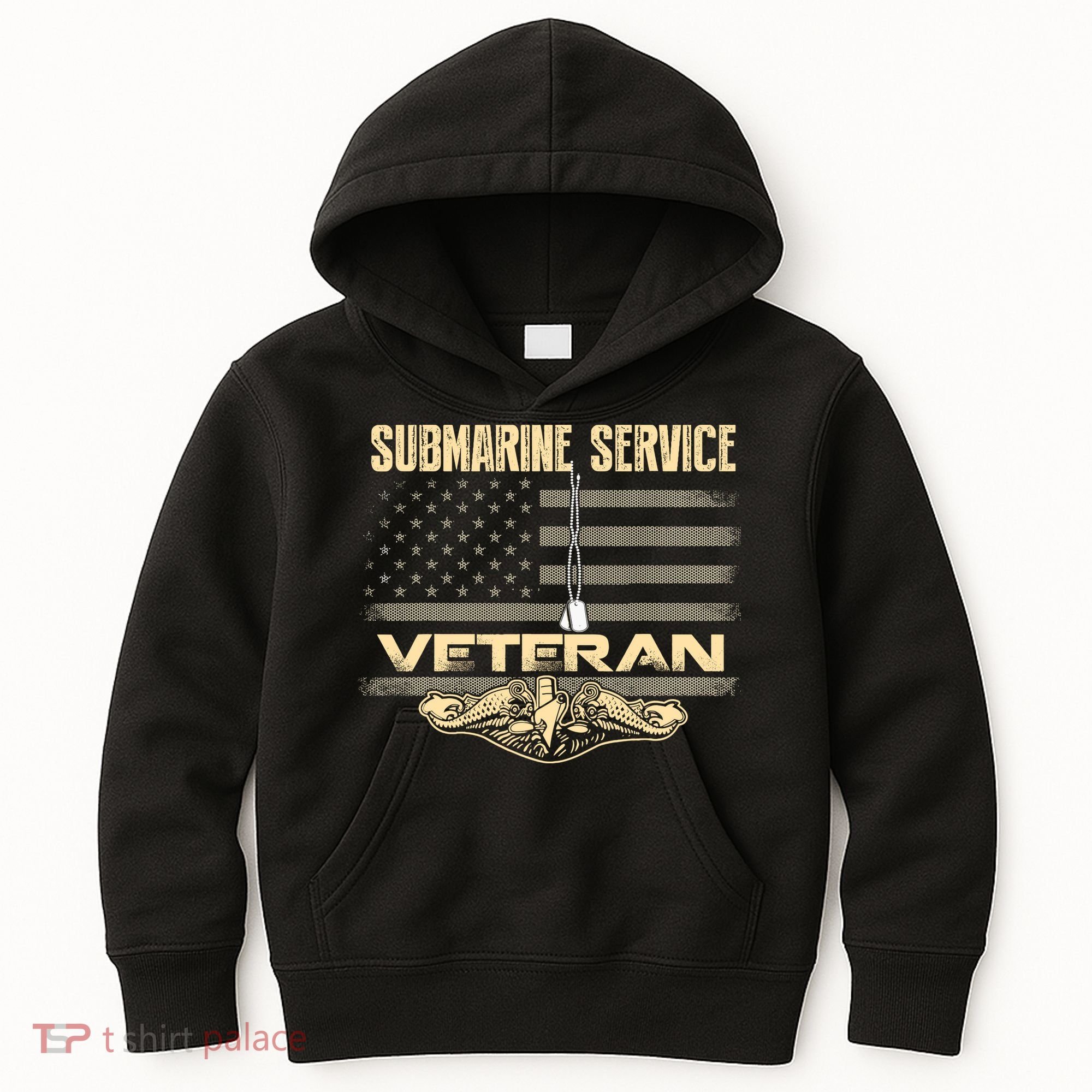 Us Submarine Service Veteran For Veteran Submariner Kids Hoodie
