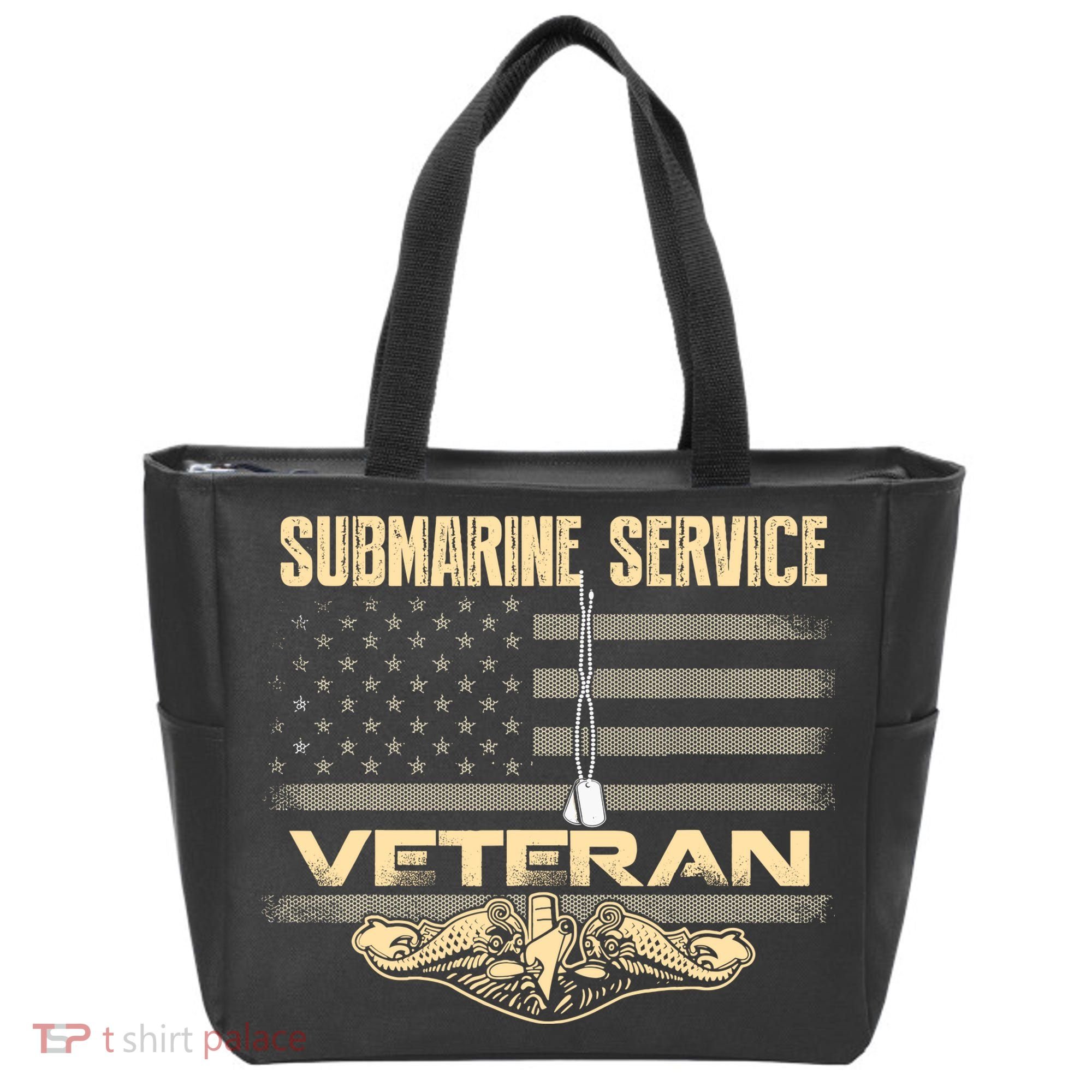 Us Submarine Service Veteran For Veteran Submariner Tote Bag