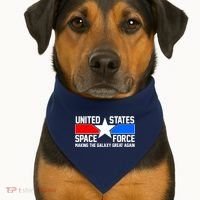 USSF Making The Galaxy Great Again USA-Made Doggie Bandana thumb 1