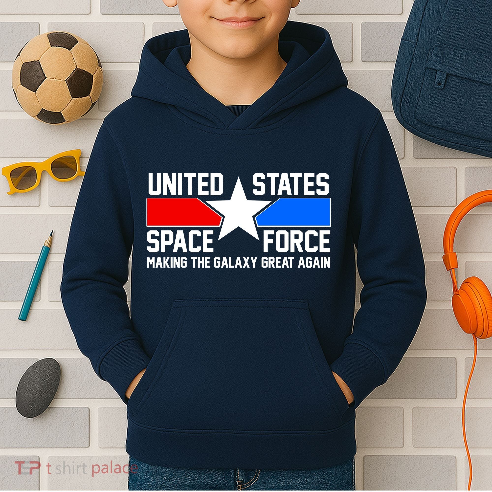 USSF Making The Galaxy Great Again Kids Hoodie