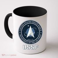 USSF Space Force Dept Of The Air Force Logo Coffee Mug thumb 0