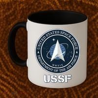 USSF Space Force Dept Of The Air Force Logo Coffee Mug thumb 2