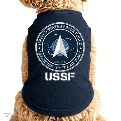 USSF Space Force Dept Of The Air Force Logo Doggie Tank