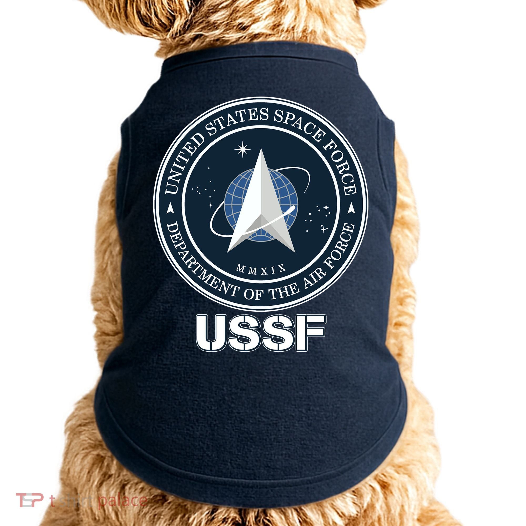 USSF Space Force Dept Of The Air Force Logo Doggie Tank