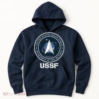 USSF Space Force Dept Of The Air Force Logo Hoodie thumb 0