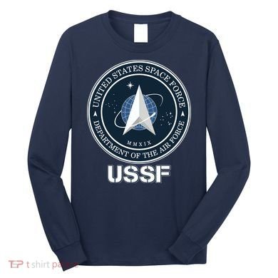 USSF Space Force Dept Of The Air Force Logo Long Sleeve Shirt
