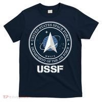 USSF Space Force Dept Of The Air Force Logo T-Shirt thumb 0