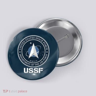 USSF Space Force Dept Of The Air Force Logo Button