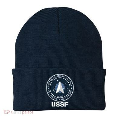 USSF Space Force Dept Of The Air Force Logo Beanie