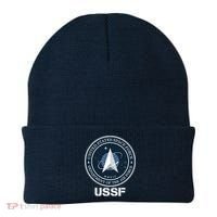 USSF Space Force Dept Of The Air Force Logo Beanie thumb 0