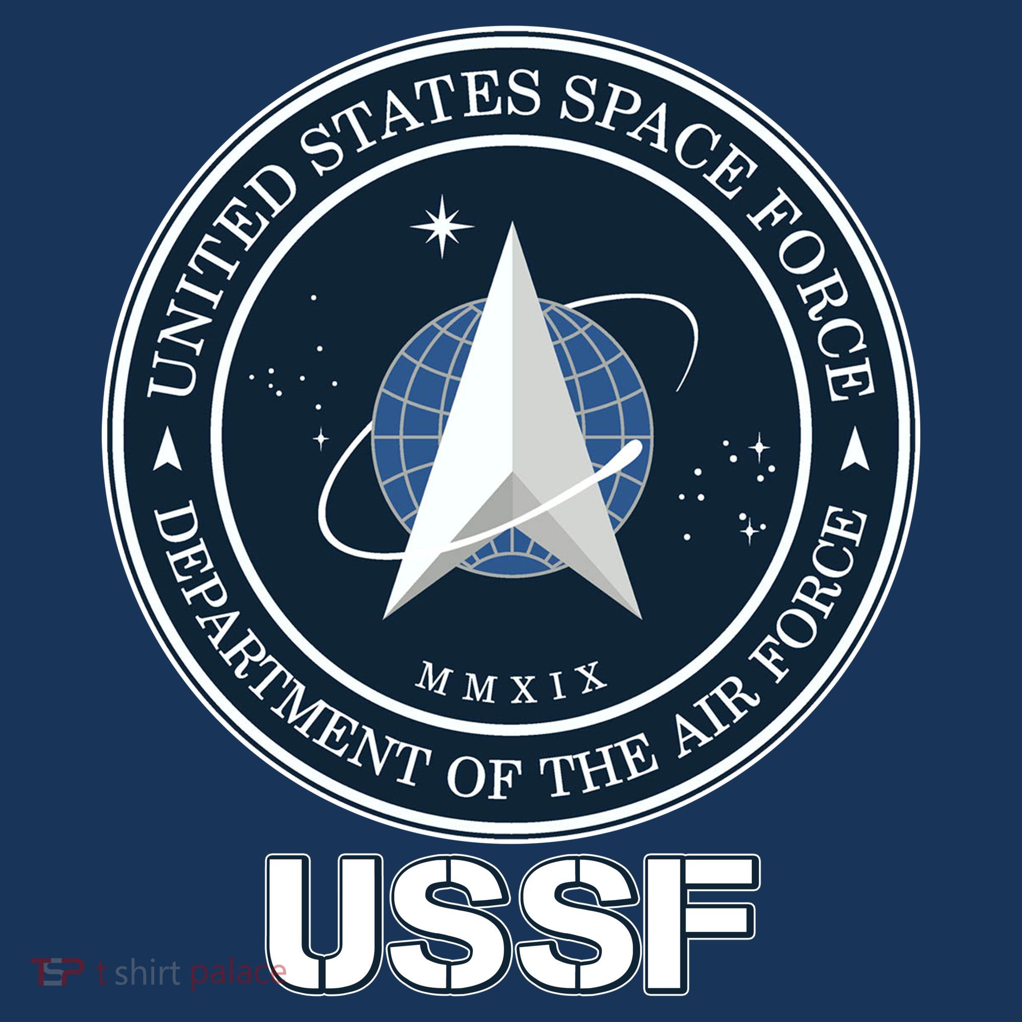 USSF Space Force Dept Of The Air Force Logo Baby Bodysuit