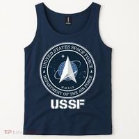 USSF Space Force Dept Of The Air Force Logo Tank Top thumb 2