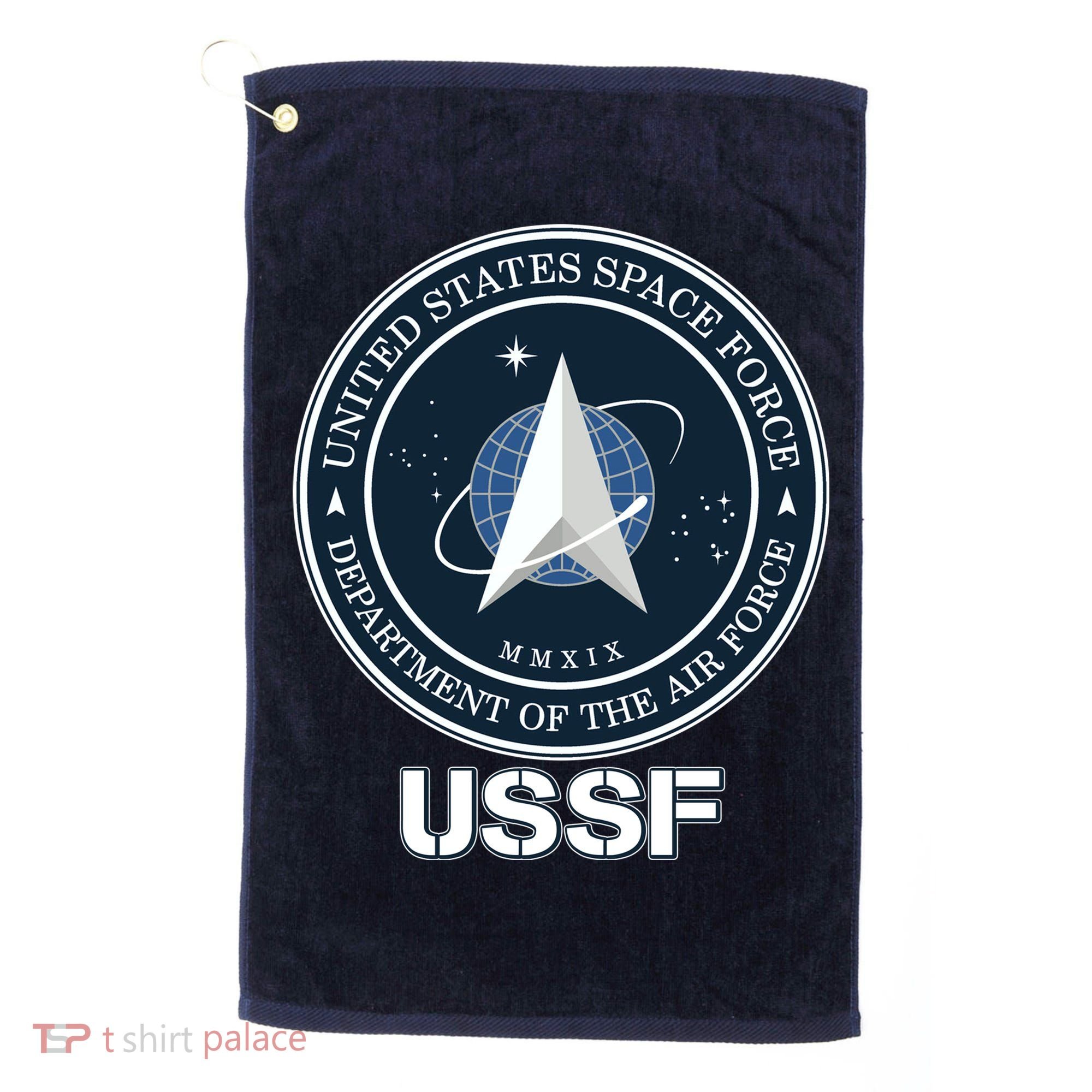 USSF Space Force Dept Of The Air Force Logo Golf Towel