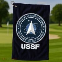 USSF Space Force Dept Of The Air Force Logo Golf Towel thumb 1