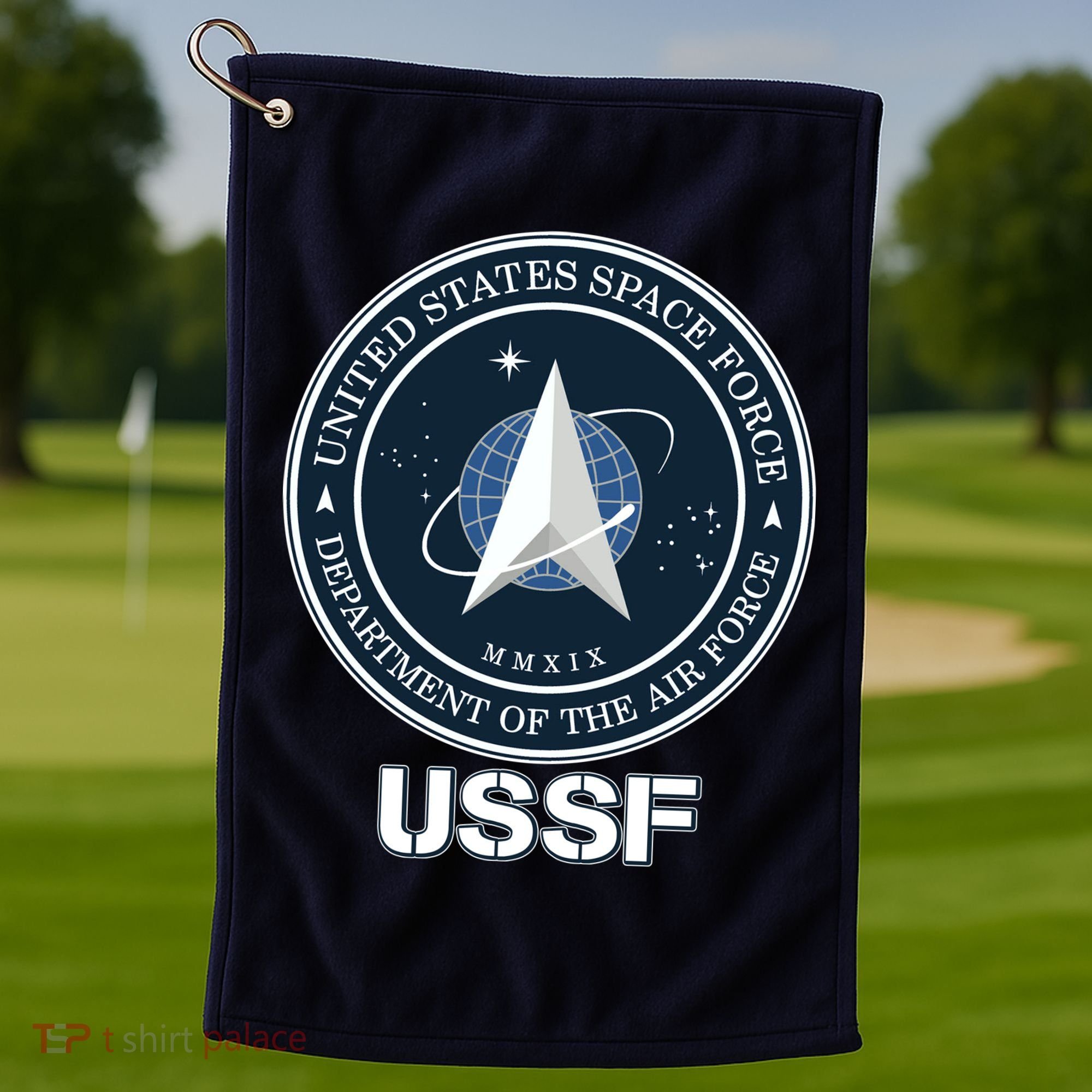 USSF Space Force Dept Of The Air Force Logo Golf Towel