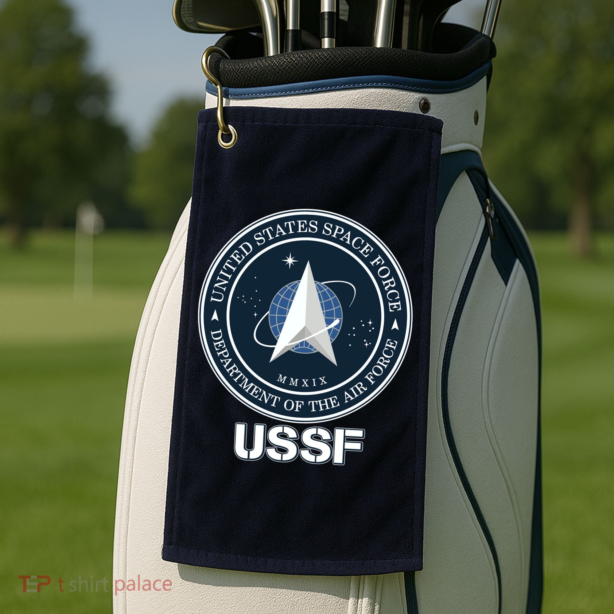 USSF Space Force Dept Of The Air Force Logo Golf Towel