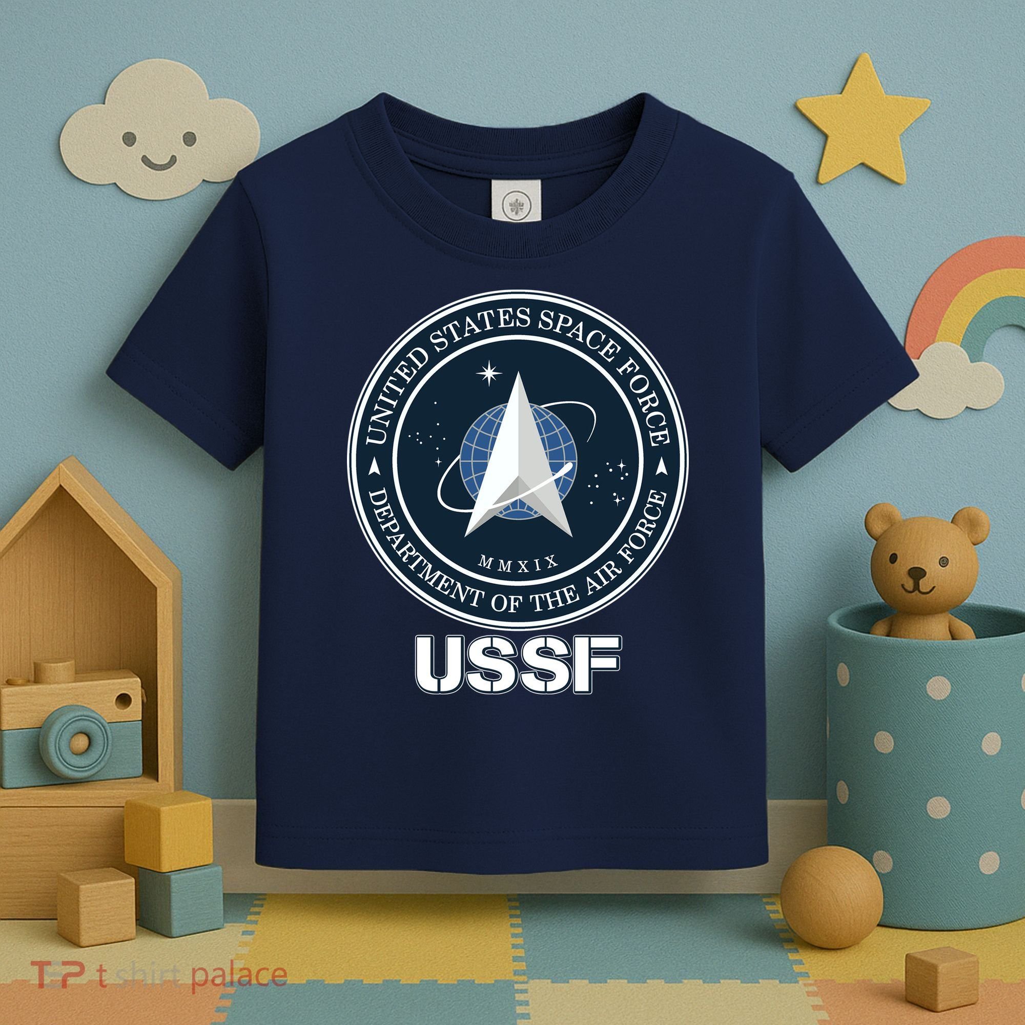 USSF Space Force Dept Of The Air Force Logo Toddler T-Shirt