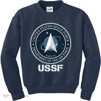 USSF Space Force Dept Of The Air Force Logo Kids Sweatshirt