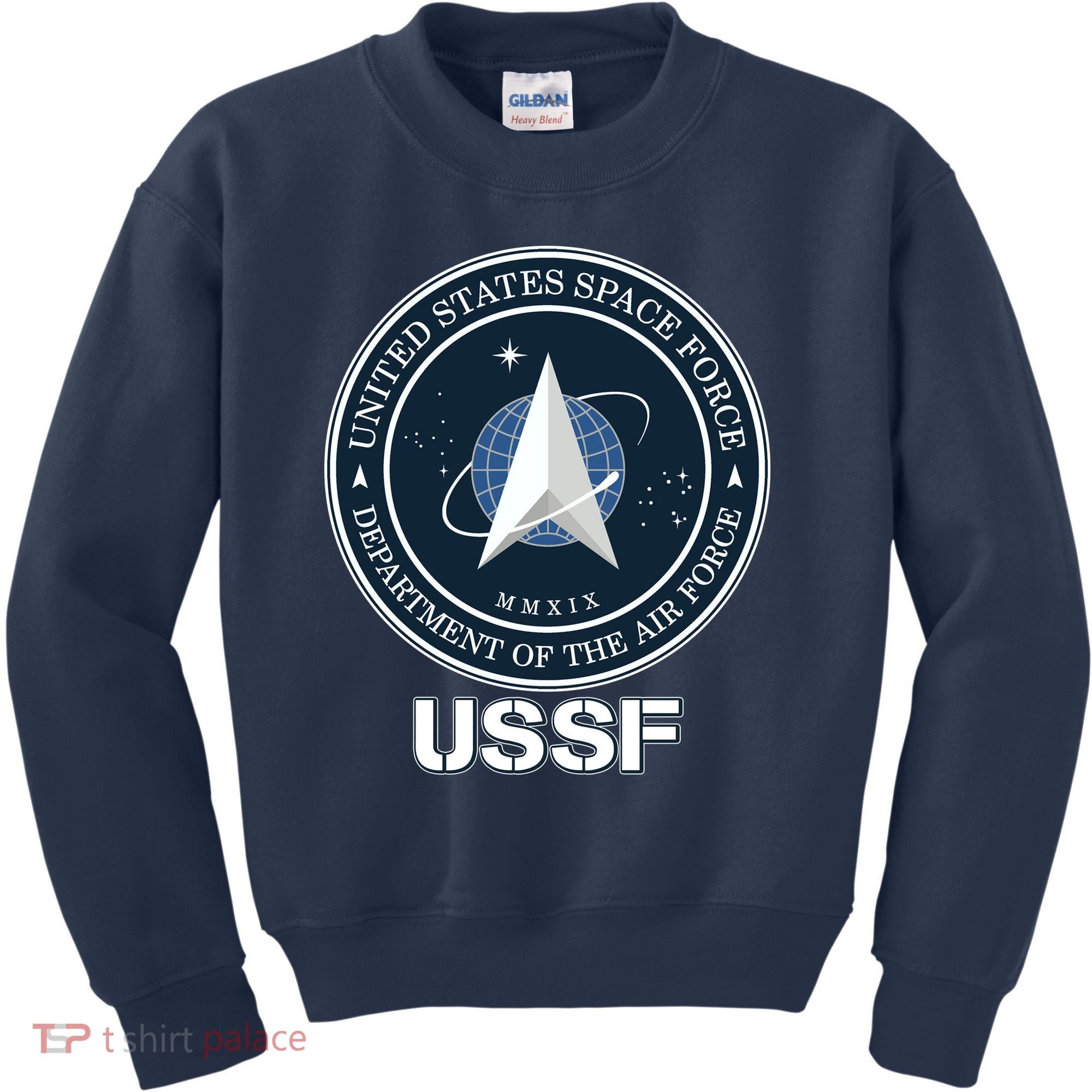 USSF Space Force Dept Of The Air Force Logo Kids Sweatshirt