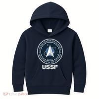 USSF Space Force Dept Of The Air Force Logo Kids Hoodie thumb 0
