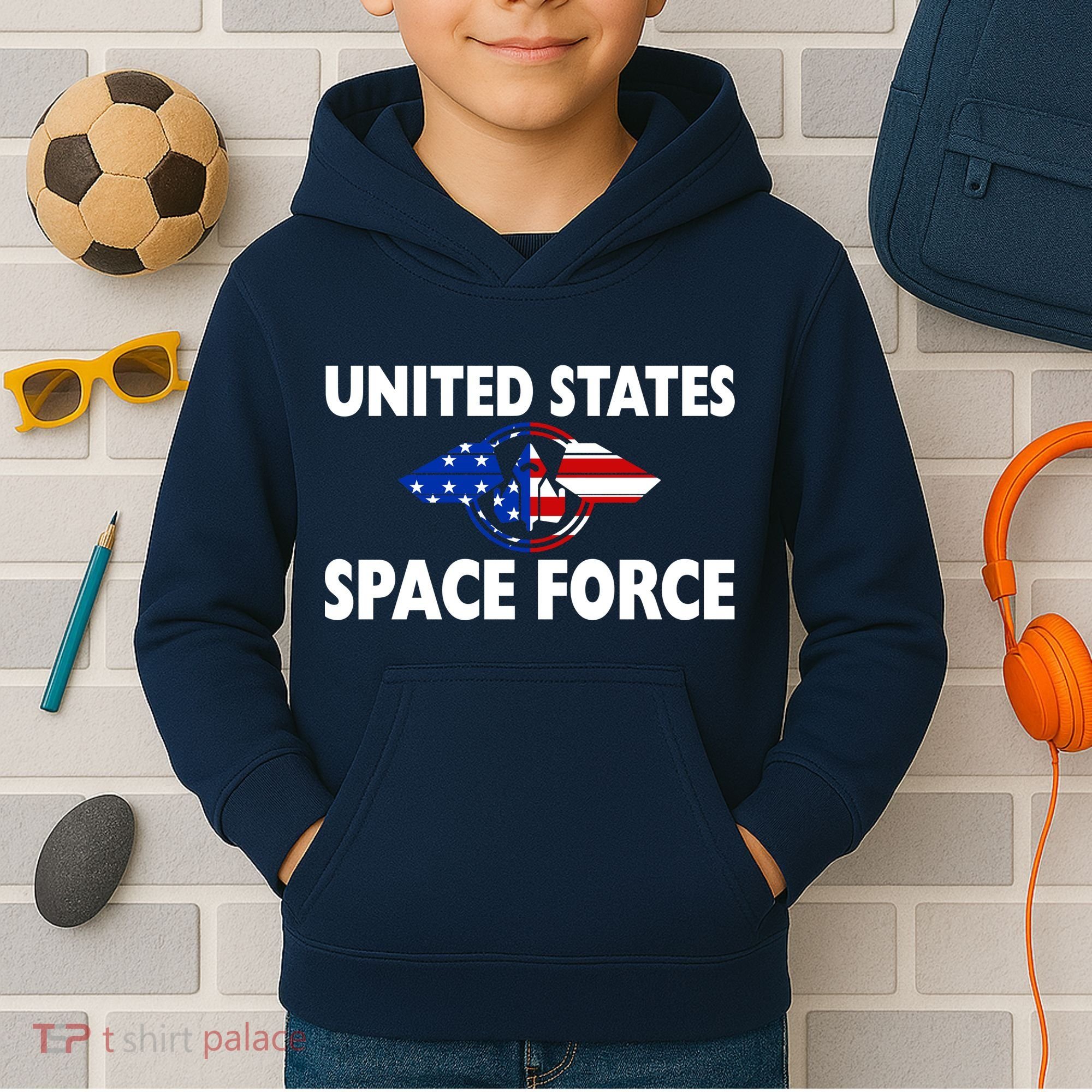 USSF United States Space Force Kids Hoodie
