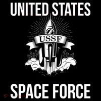 USSF United States Space Force Rocket Blast USA-Made Doggie Bandana thumb 2