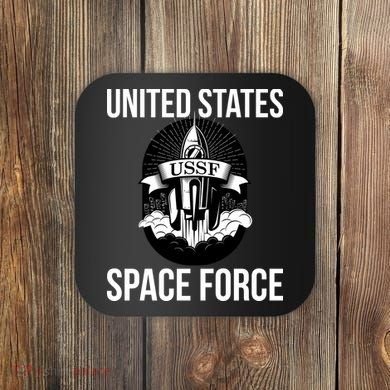 USSF United States Space Force Rocket Blast Coaster