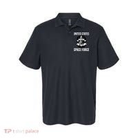 USSF United States Space Force Rocket Blast Polo thumb 0