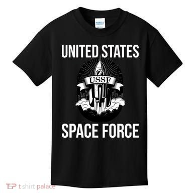 USSF United States Space Force Rocket Blast Kids T-Shirt