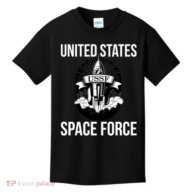 USSF United States Space Force Rocket Blast Kids T-Shirt