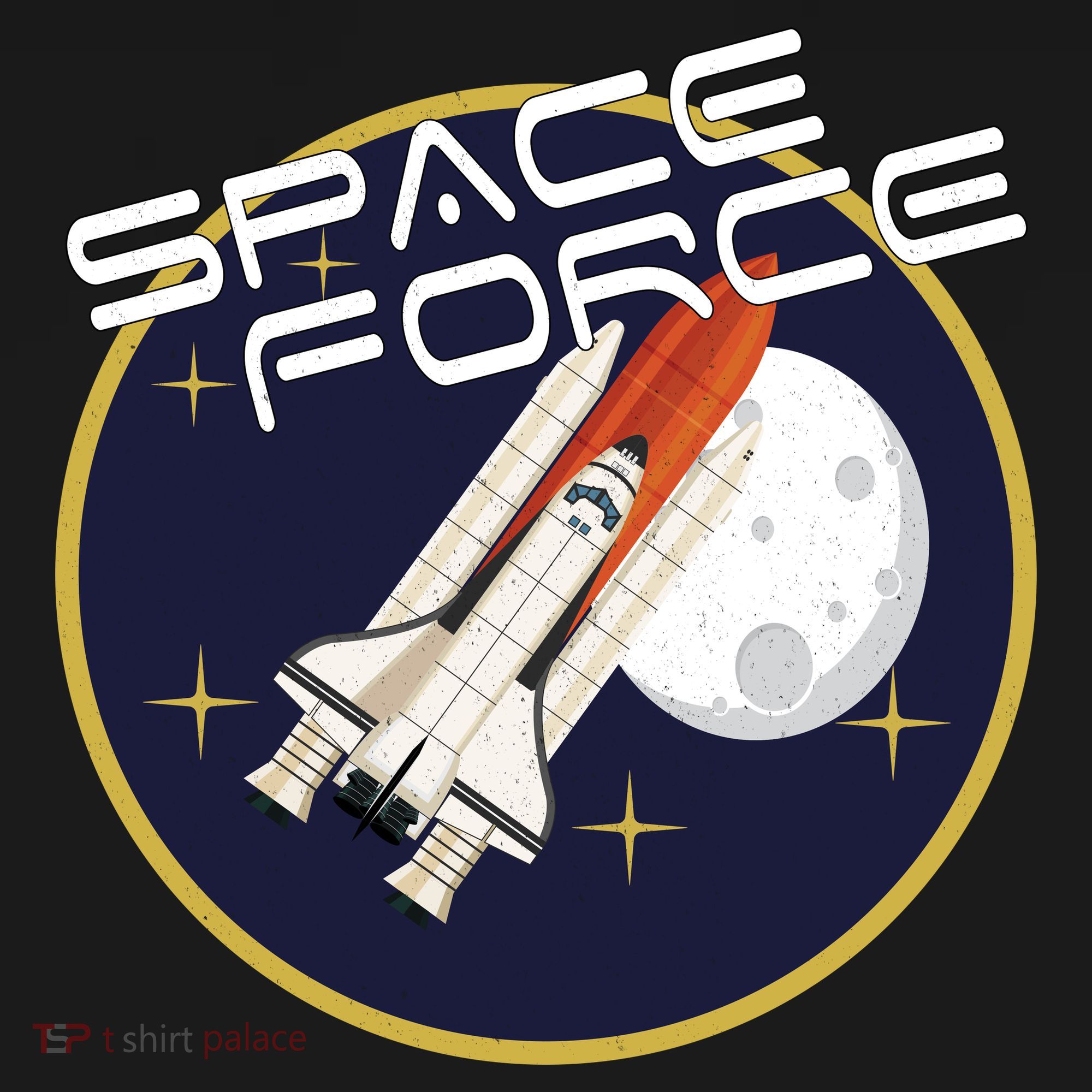 USSF United States Space Force Rocketship Emblem Backpack