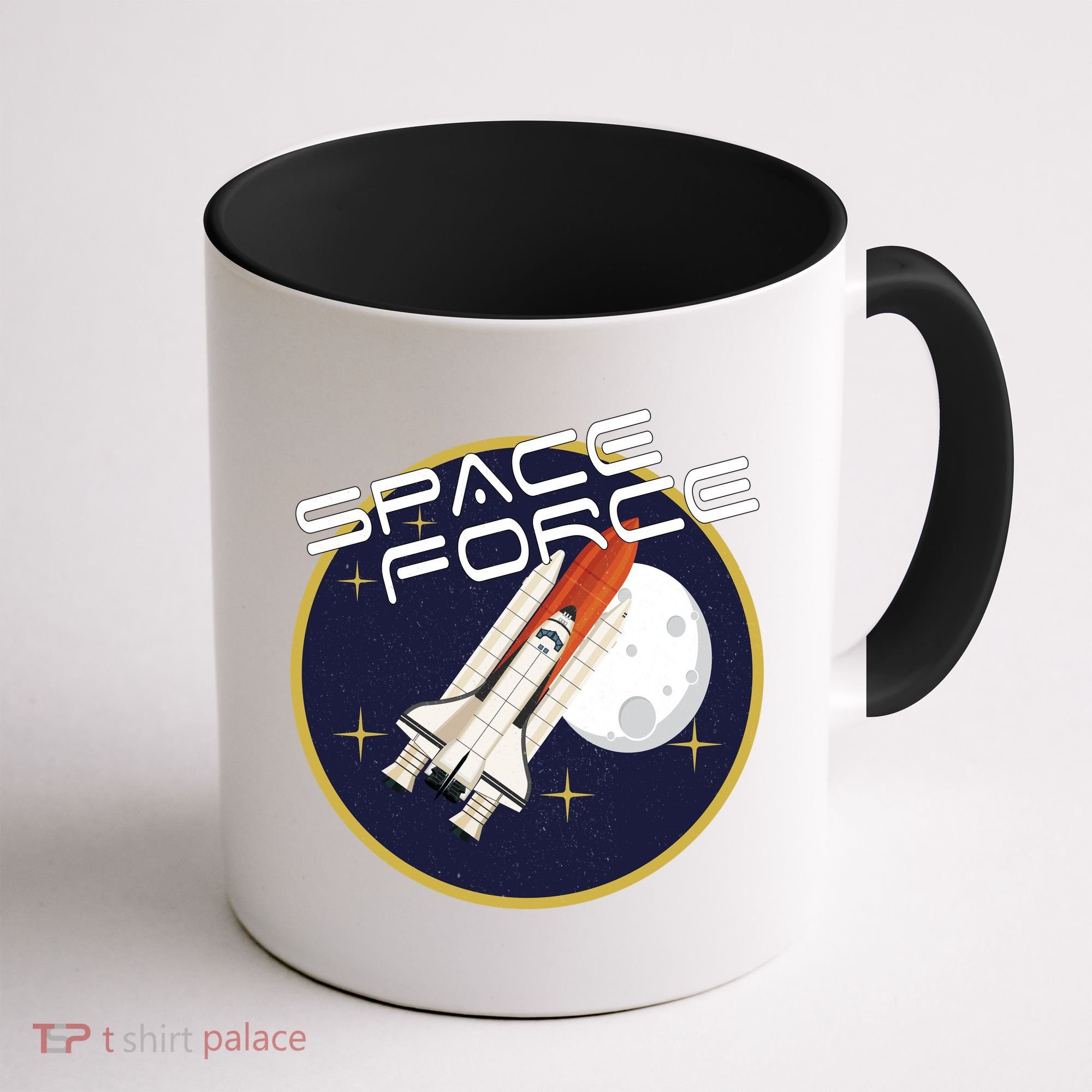 USSF United States Space Force Rocketship Emblem Coffee Mug