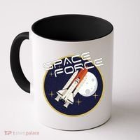 USSF United States Space Force Rocketship Emblem Coffee Mug thumb 0