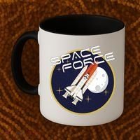 USSF United States Space Force Rocketship Emblem Coffee Mug thumb 2