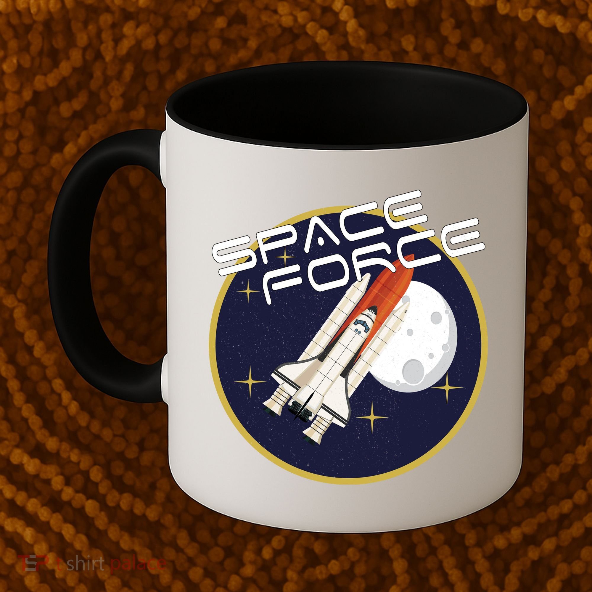 USSF United States Space Force Rocketship Emblem Coffee Mug