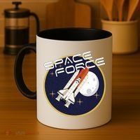 USSF United States Space Force Rocketship Emblem Coffee Mug thumb 4