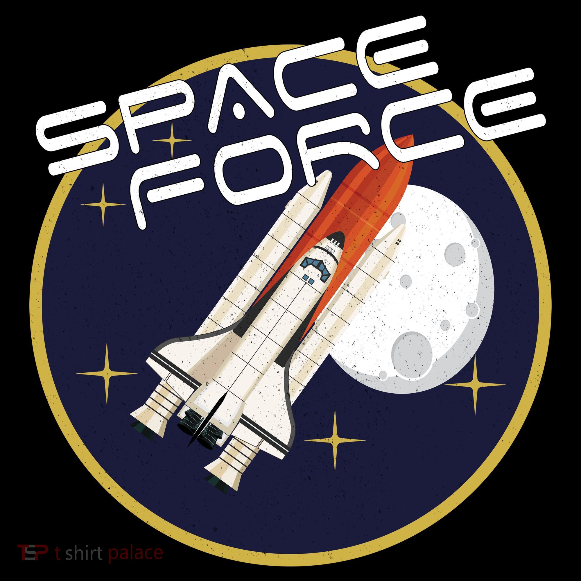 USSF United States Space Force Rocketship Emblem Coffee Mug