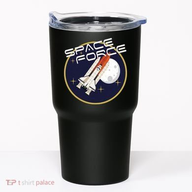 USSF United States Space Force Rocketship Emblem Tumbler