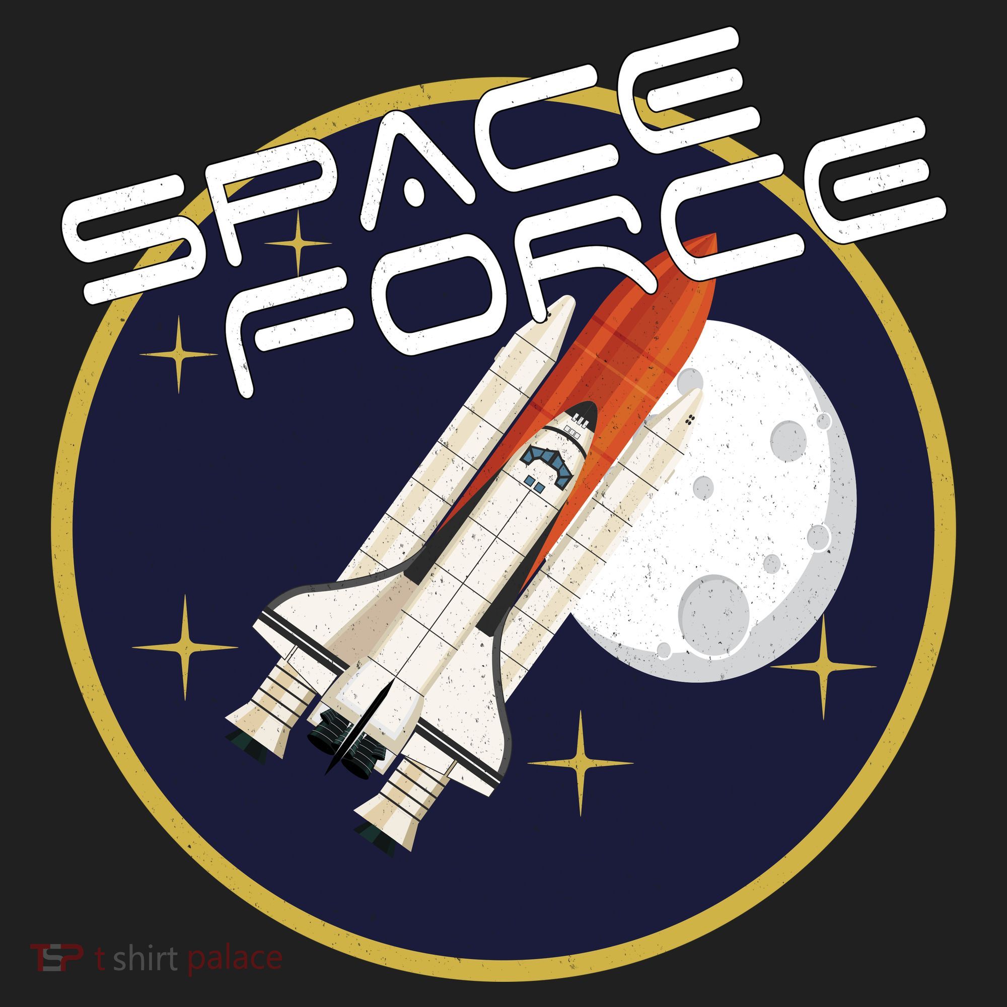 USSF United States Space Force Rocketship Emblem Tumbler
