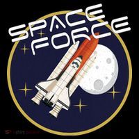 USSF United States Space Force Rocketship Emblem Ornament thumb 1