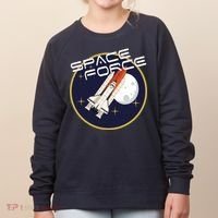 USSF United States Space Force Rocketship Emblem Women's Sweatshirt thumb 0
